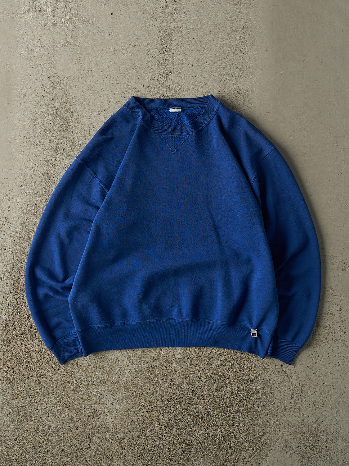 Vintage 90s Blue Russell Athletic Blank Crewneck (M)