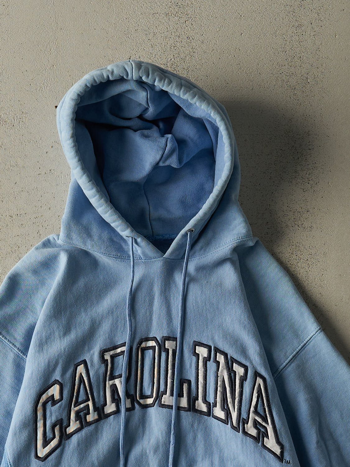 Vintage 90s Baby Blue University of North Carolina Embroidered Hoodie (M/L)