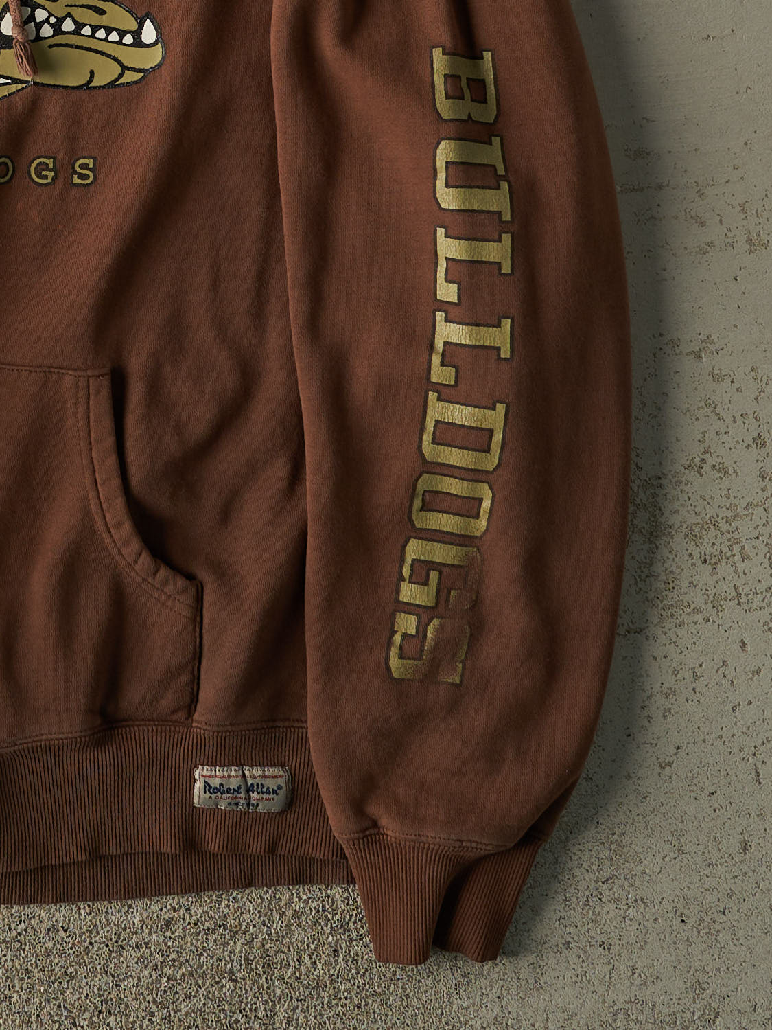 Vintage Y2K Brown Northbend Bulldogs Hoodie (S/M)