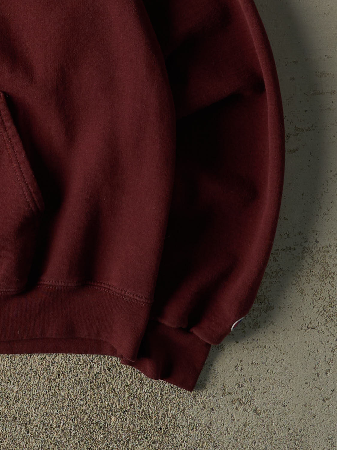 Vintage Y2K Burgundy Harvard University Embroidered Hoodie (S/M)
