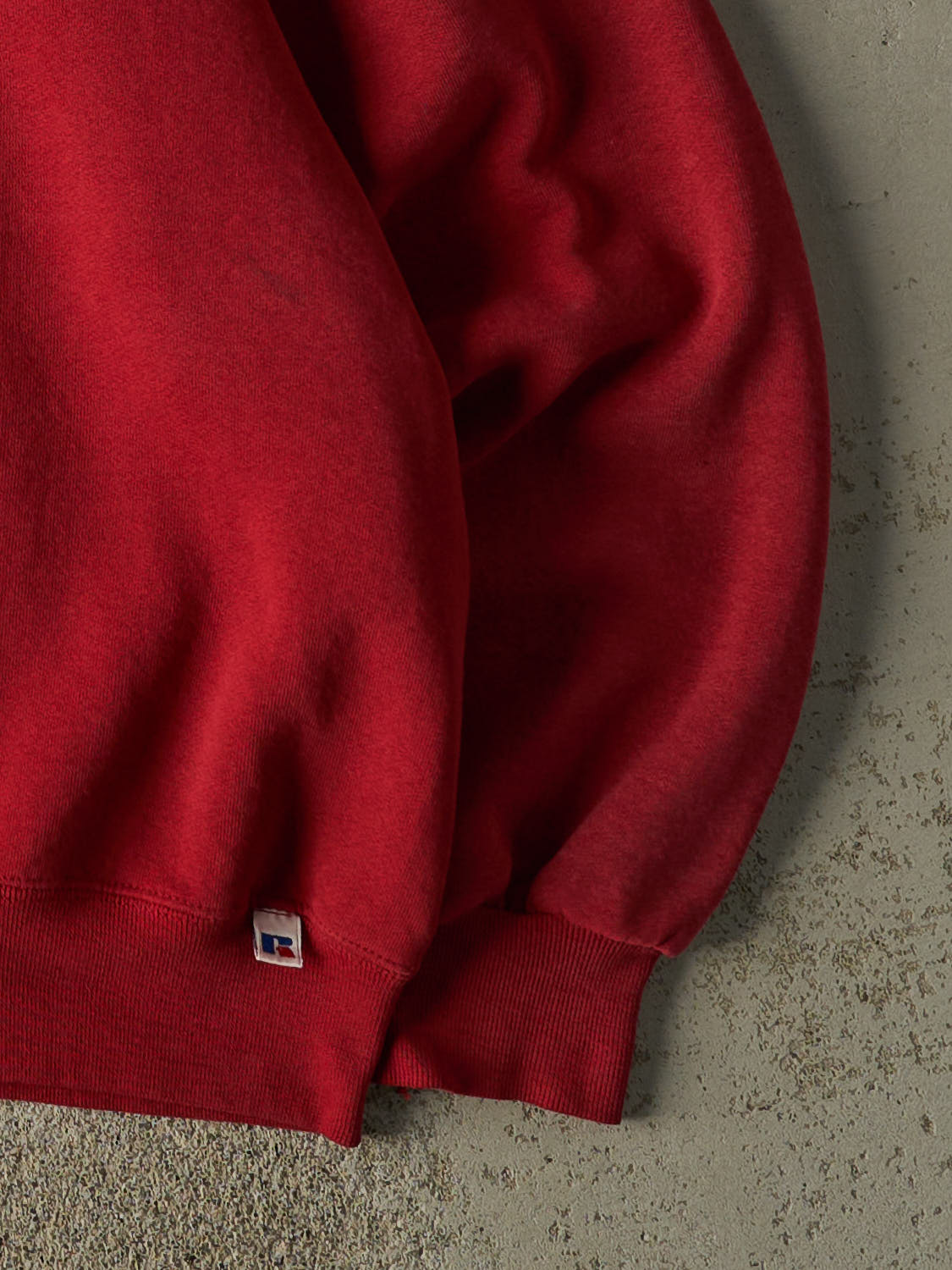 Vintage 90s Red Russell Athletic Blank Crewneck (L)