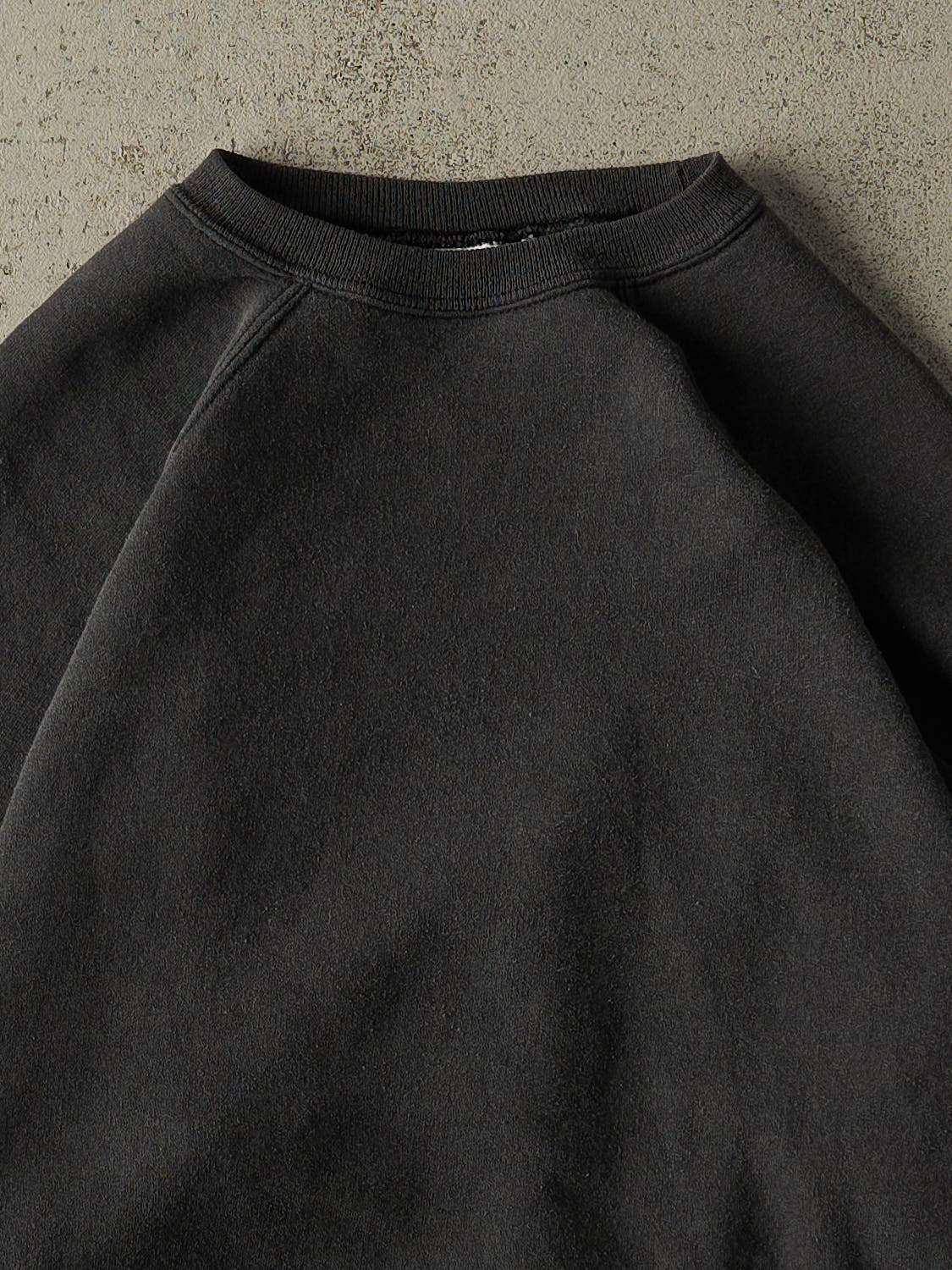 Vintage 80s Charcoal Grey Blank Crewneck (S/M)