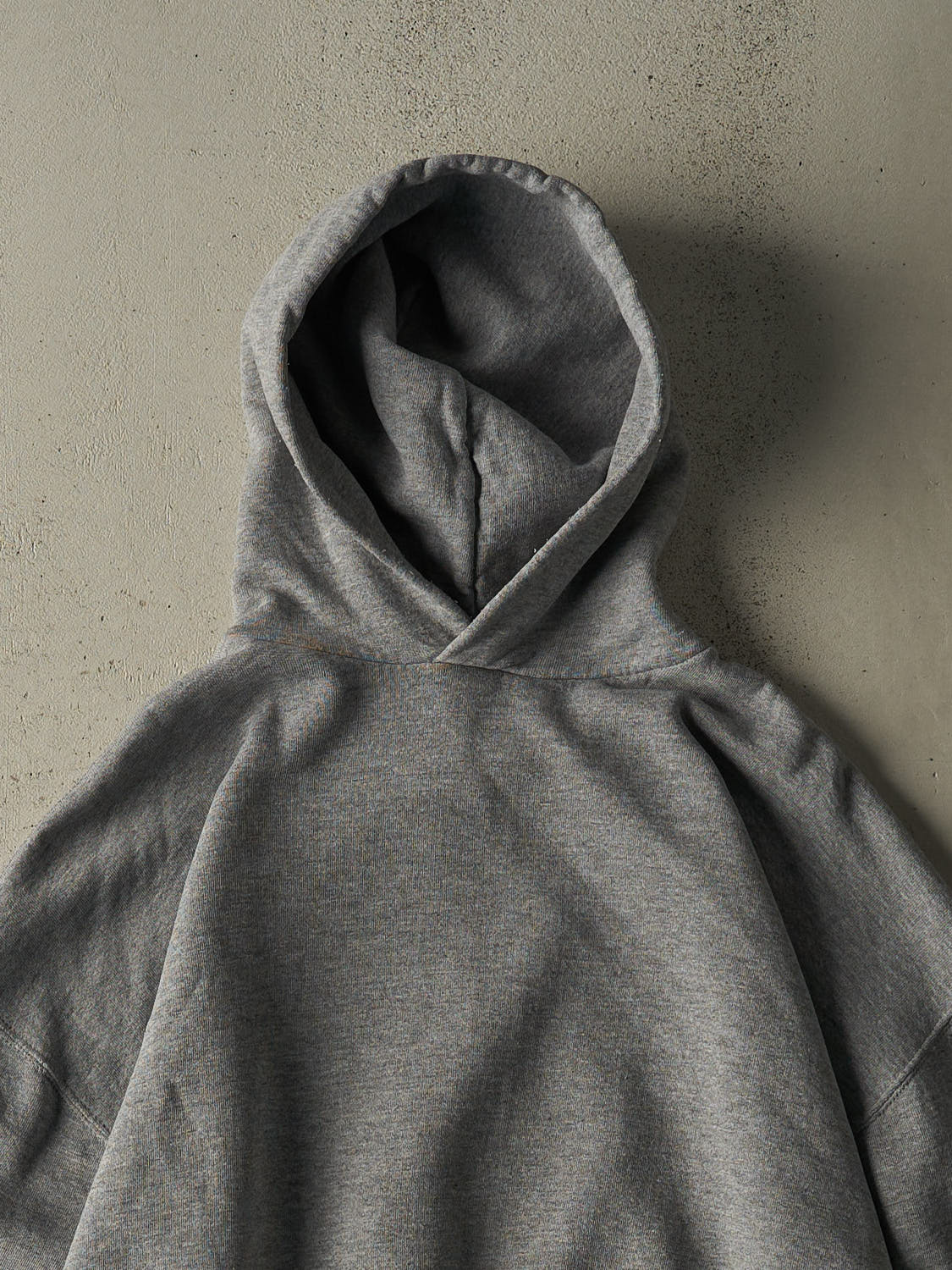 Vintage 90s Grey Russell Athletic Blank Hoodie (XL/XXL)