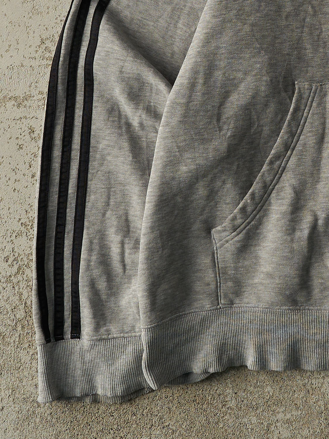 Vintage 90s Grey Adidas Embroidered Hoodie (XL/XXL)