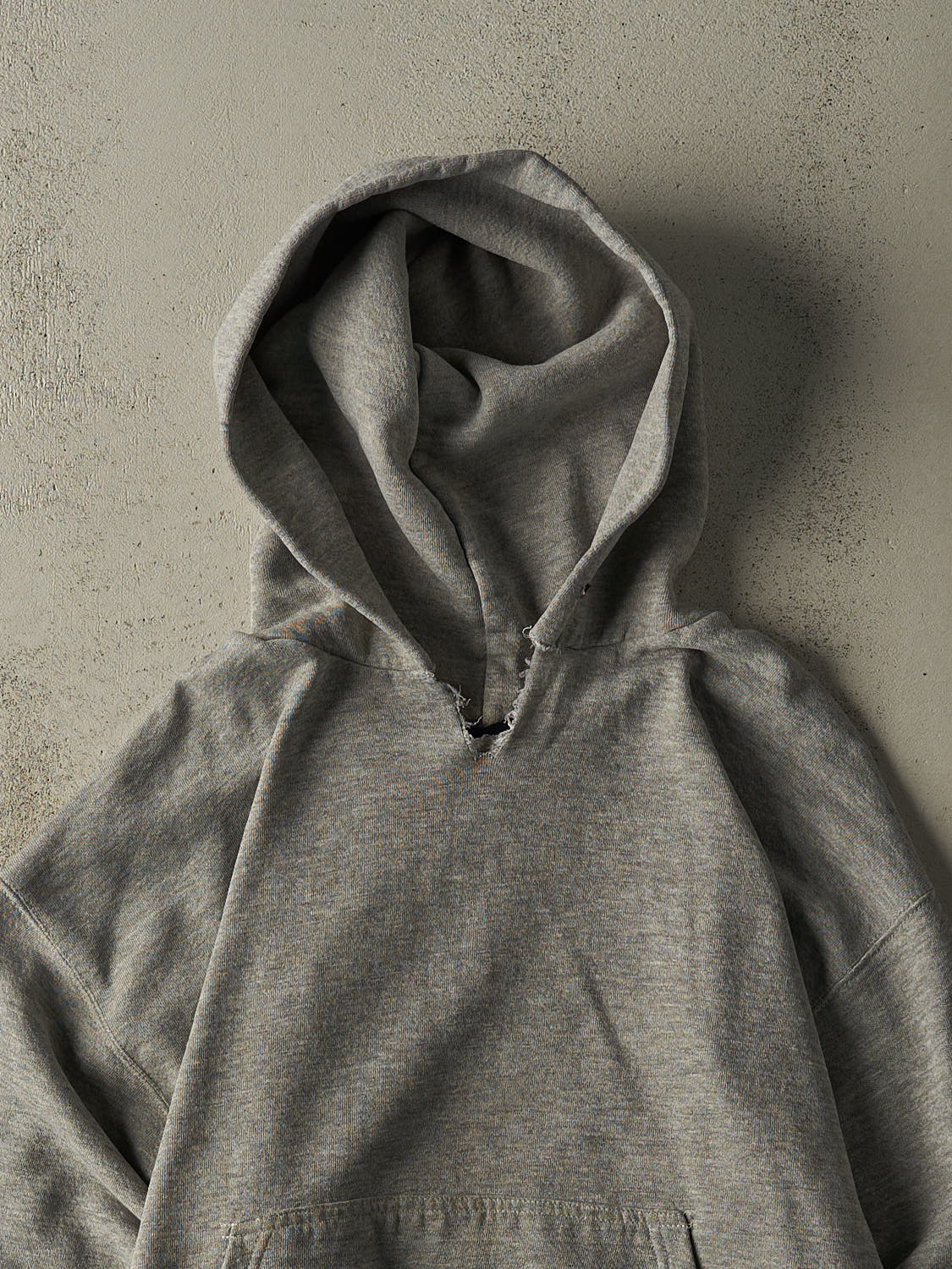 Vintage 90s Grey Blank Hoodie (M)