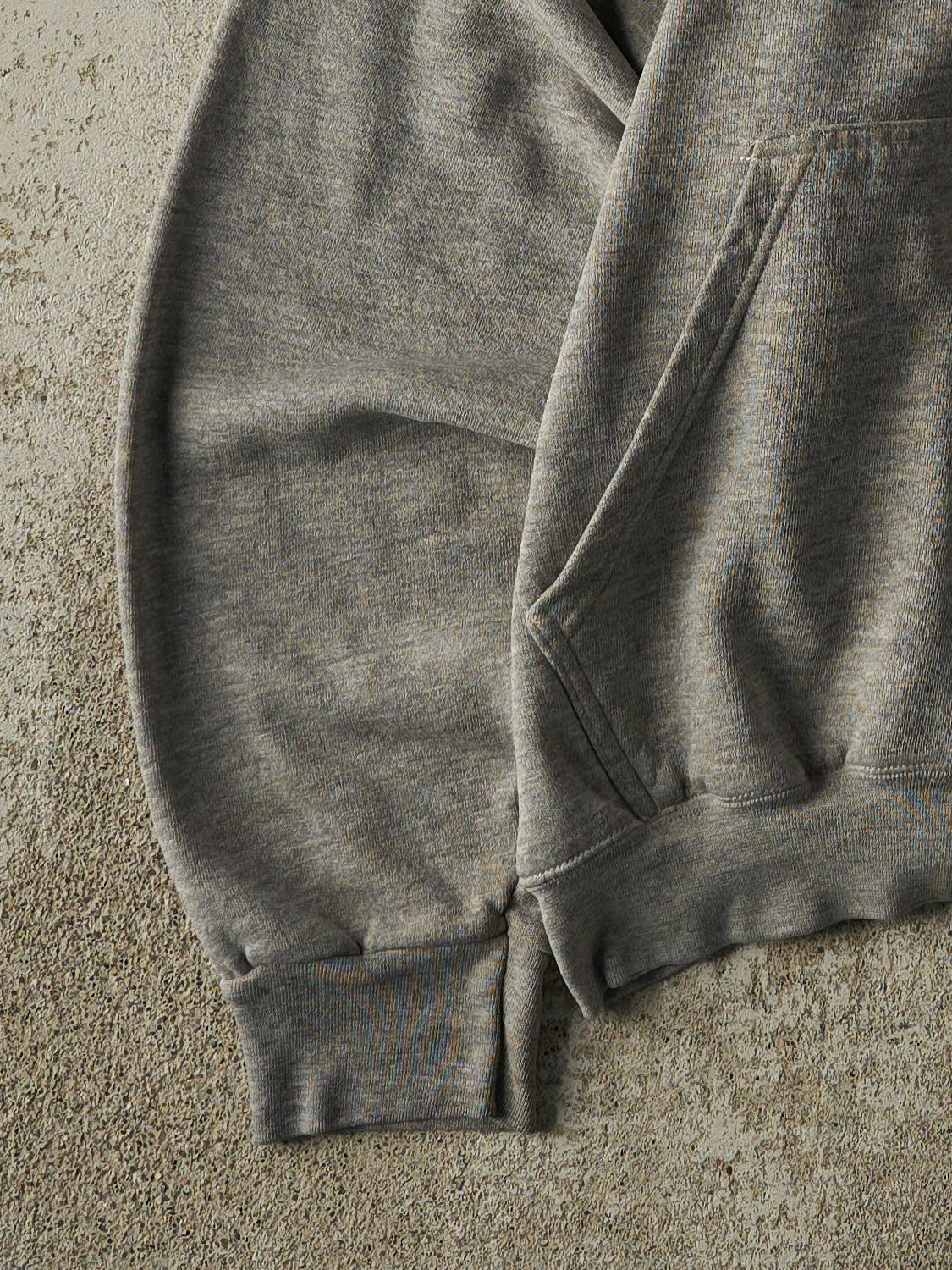 Vintage 90s Grey Blank Hoodie (M)