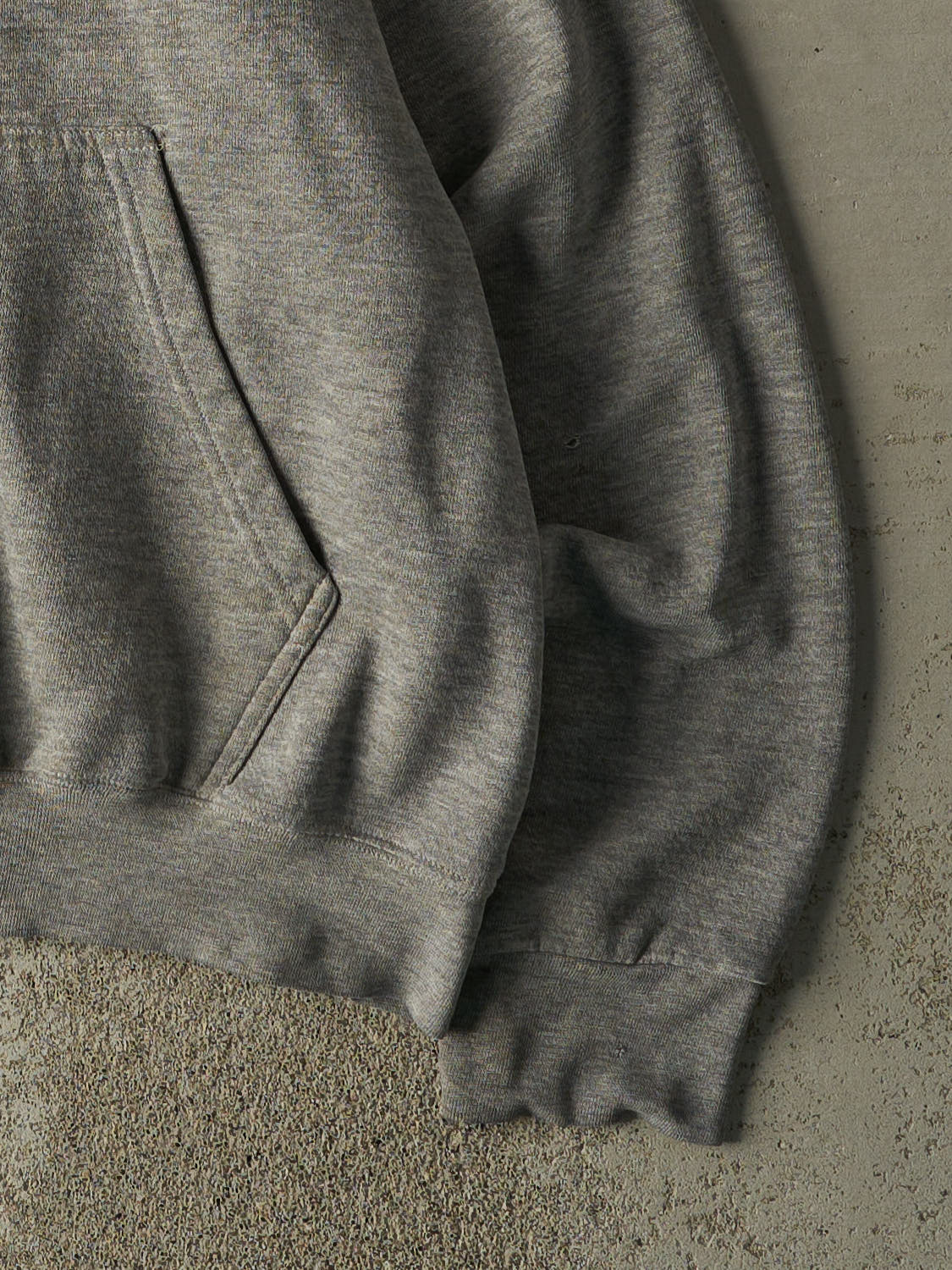 Vintage 90s Grey Blank Hoodie (M)