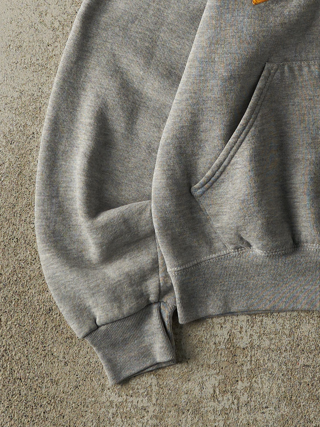 Vintage 90s Grey TWU Embroidered Russell Athletic Hoodie (XS/S)
