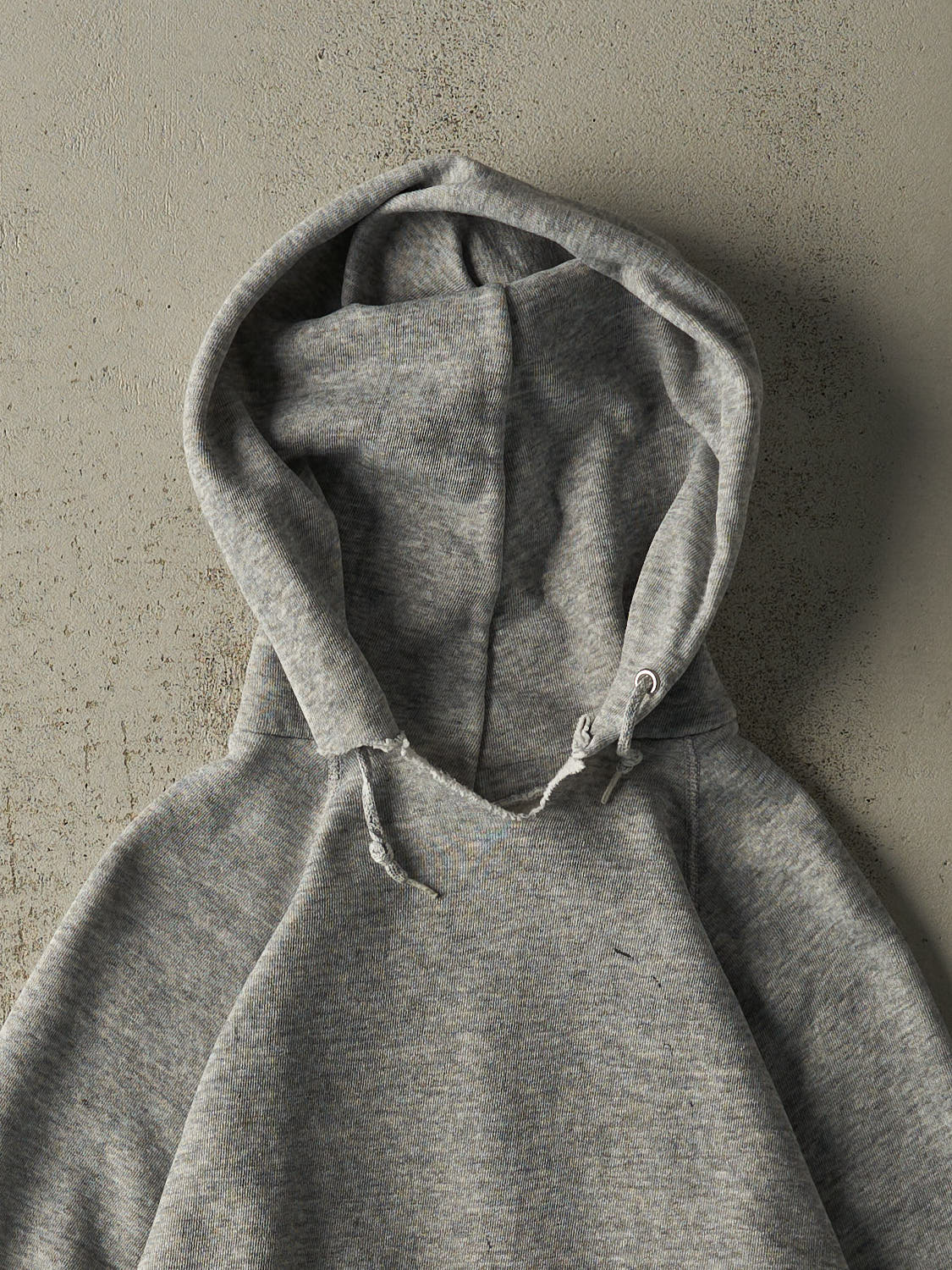 Vintage 80s Grey Blank Hoodie (XS)