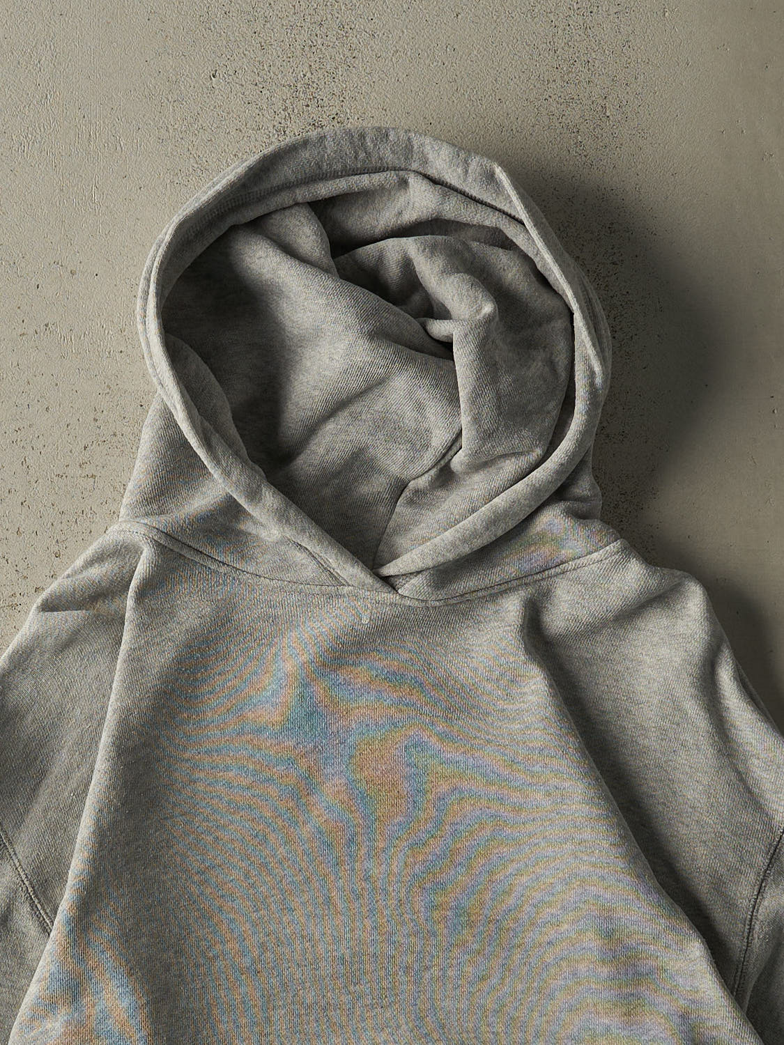 Vintage 90s Grey Roots Blank Hoodie (M)