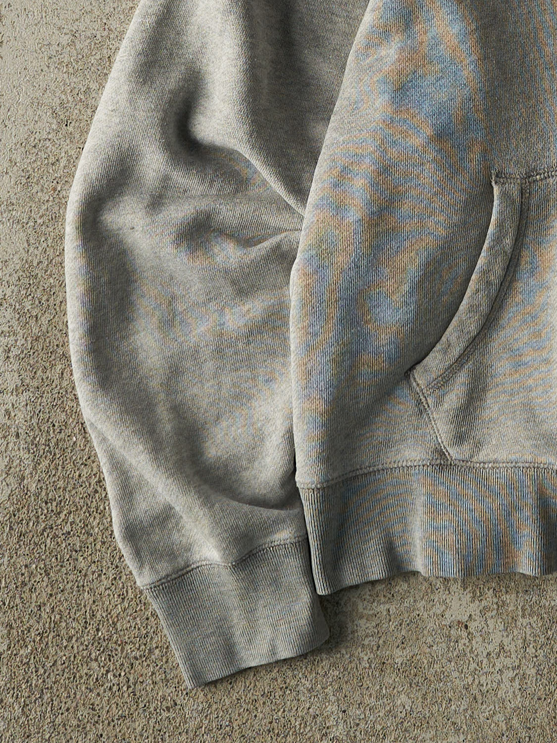 Vintage 90s Grey Roots Blank Hoodie (M)