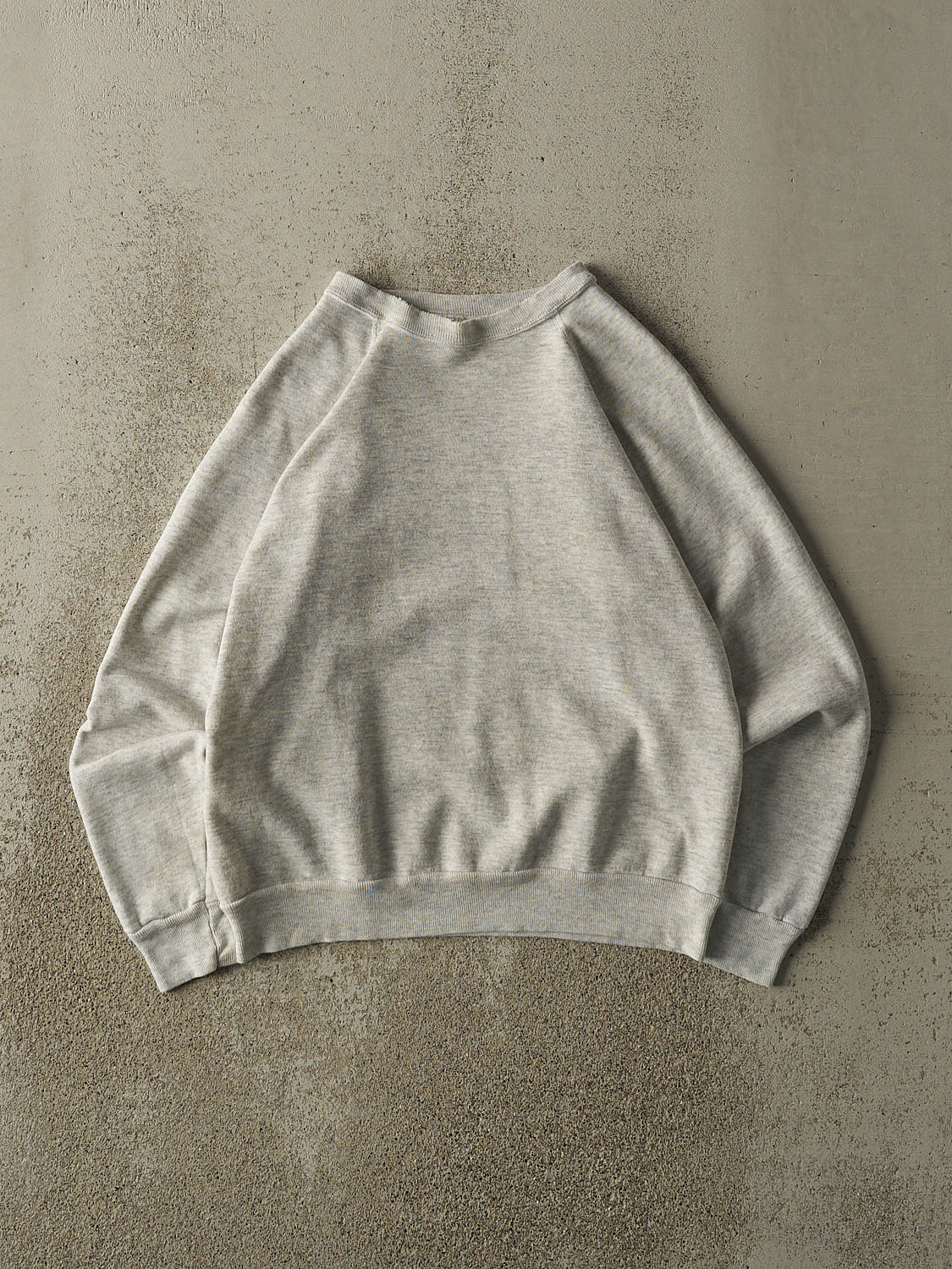 Vintage 80s Heather Grey Blank Crewneck (XS)