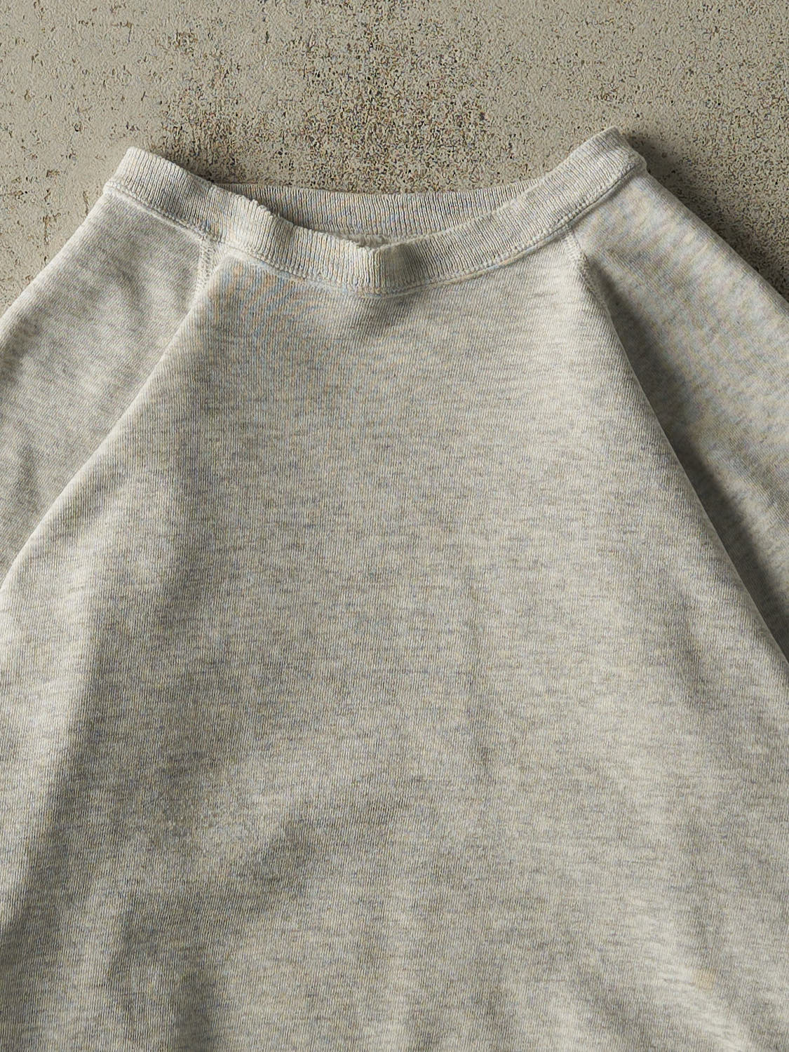 Vintage 80s Heather Grey Blank Crewneck (XS)