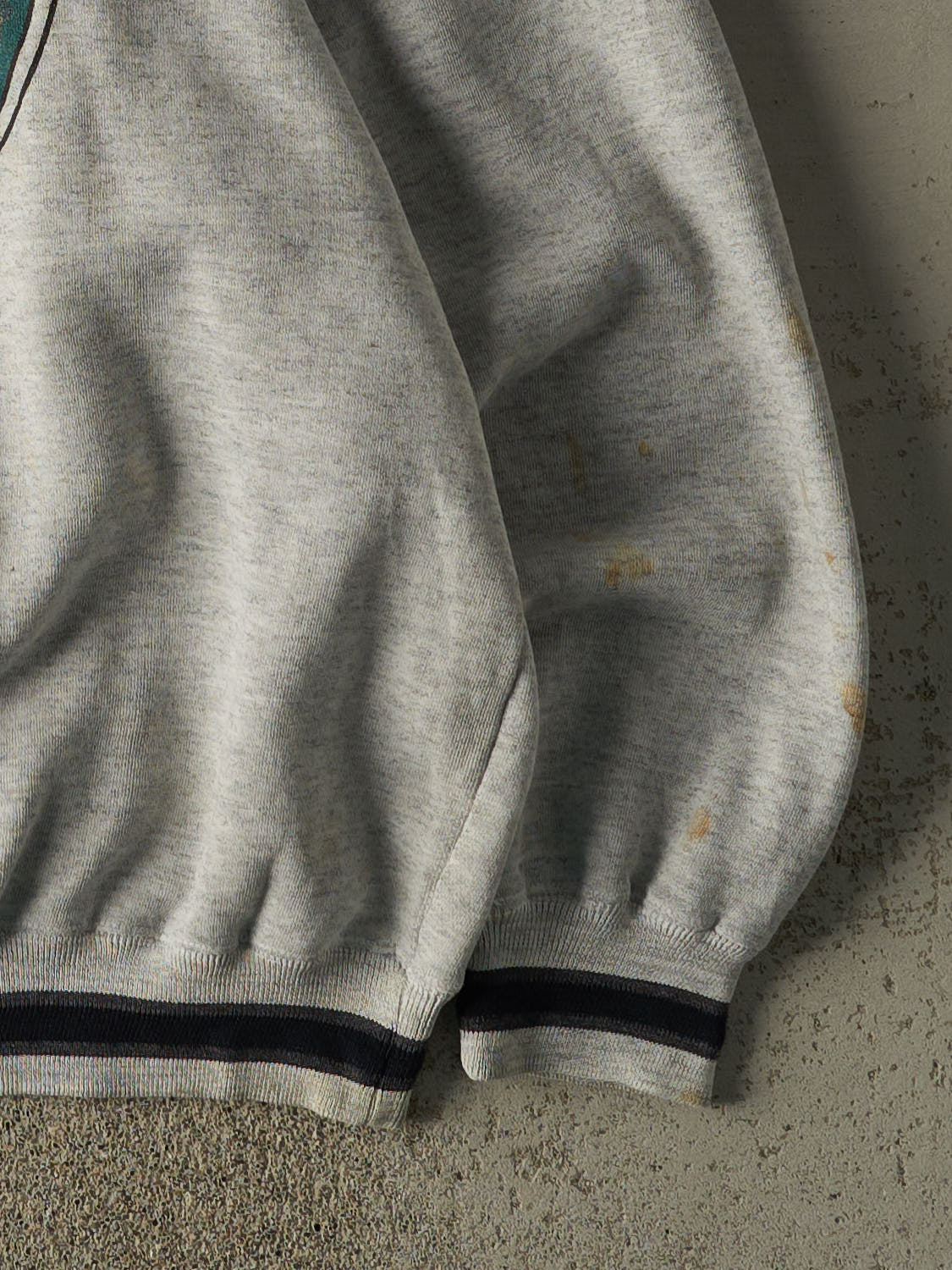 Vintage 94' Heather Grey Lighthouse Ribbed Crewneck (M/L)