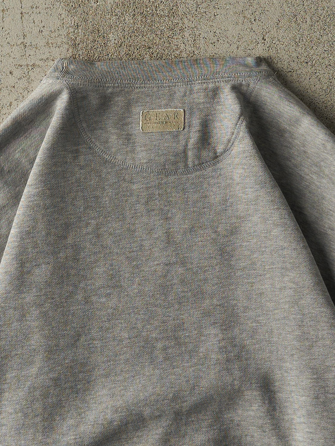 Vintage 90s Grey BYU Embroidered Crewneck (M)