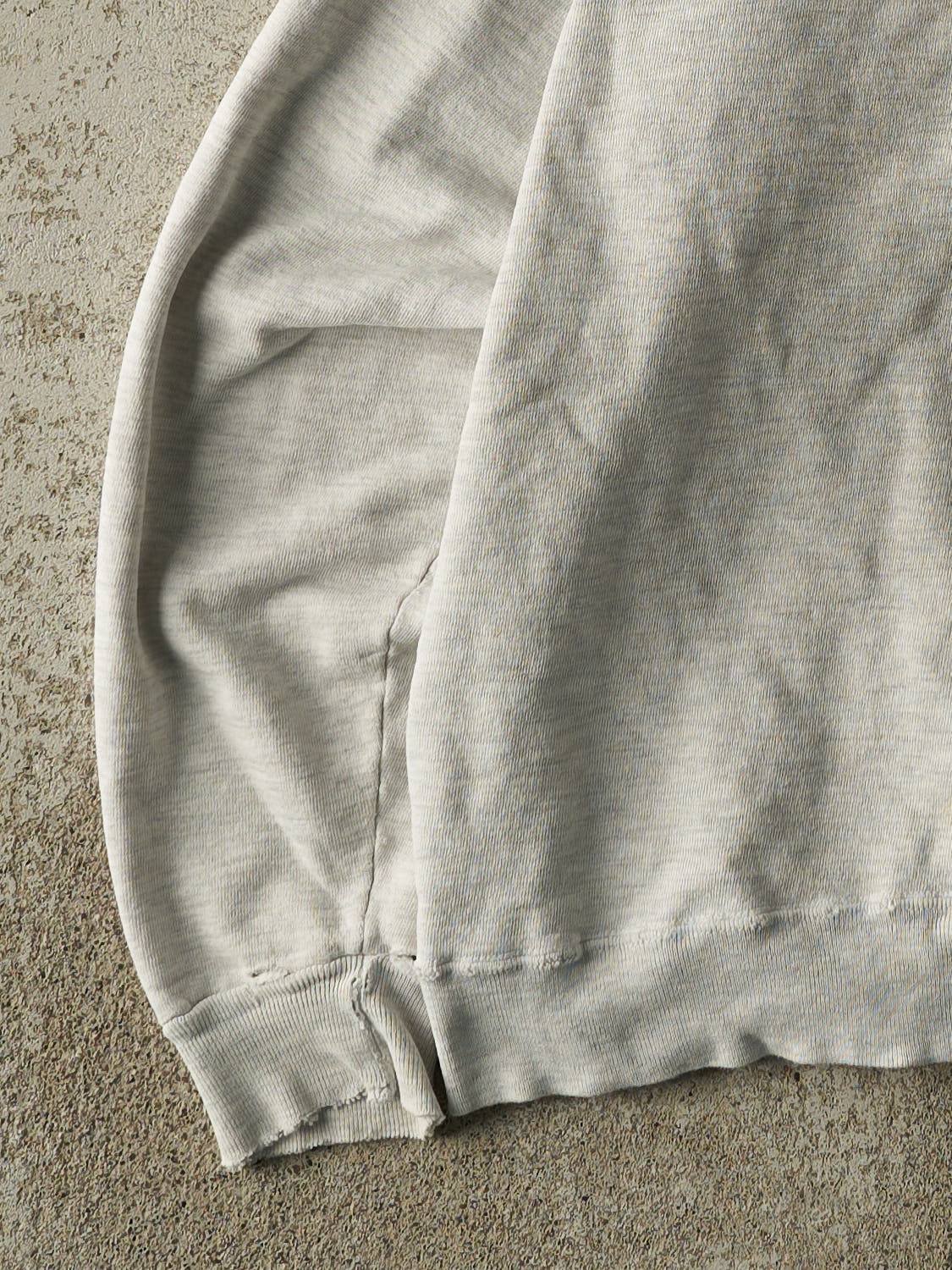 Vintage 90s Heather Grey Champion Embroidered Crewneck (L/XL)