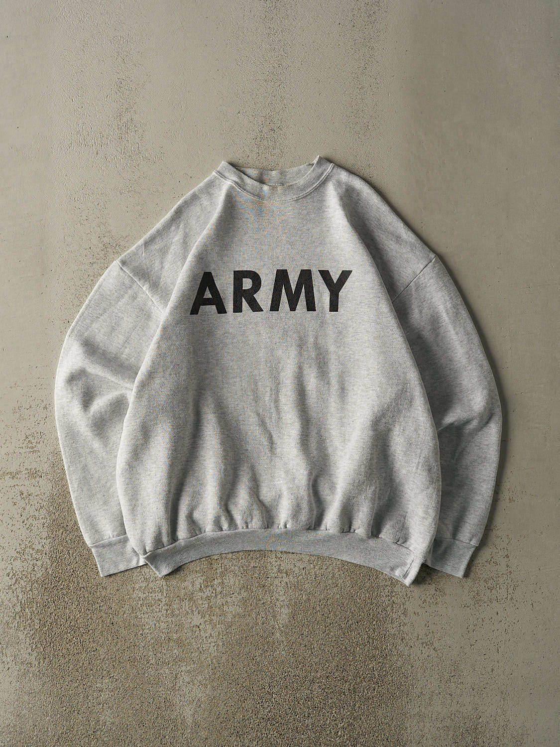 Vintage 90s Heather Grey US Army Crewneck (XL/XXL)