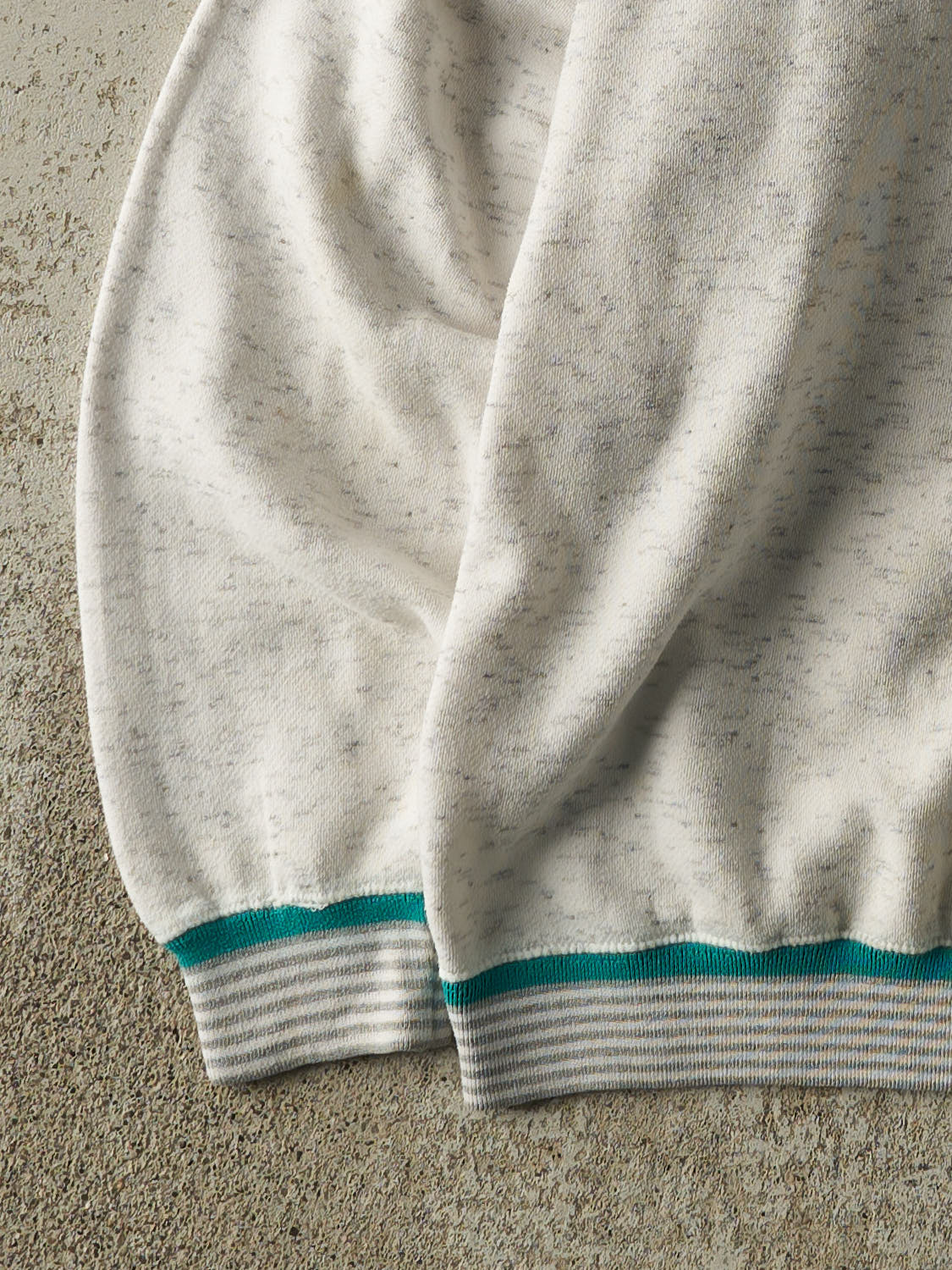 Vintage 80s Heather Grey St. Josephs College Ribbed Crewneck (M/L)