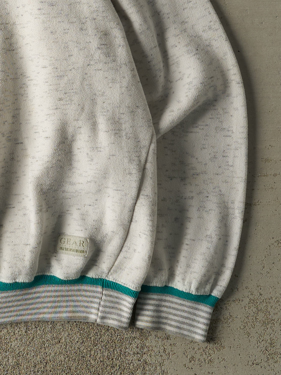 Vintage 80s Heather Grey St. Josephs College Ribbed Crewneck (M/L)