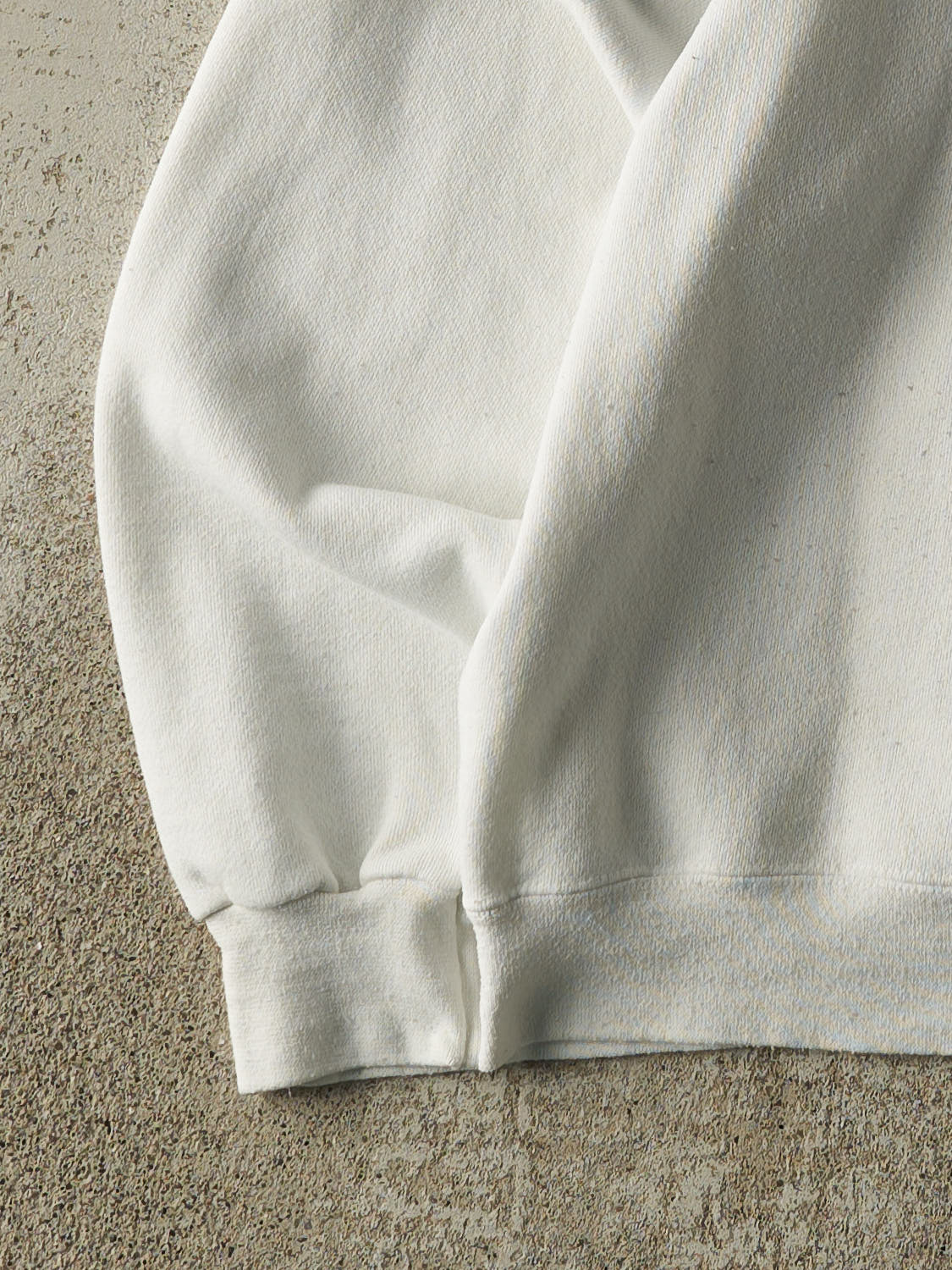 Vintage 90s White Blank Crewneck (M)