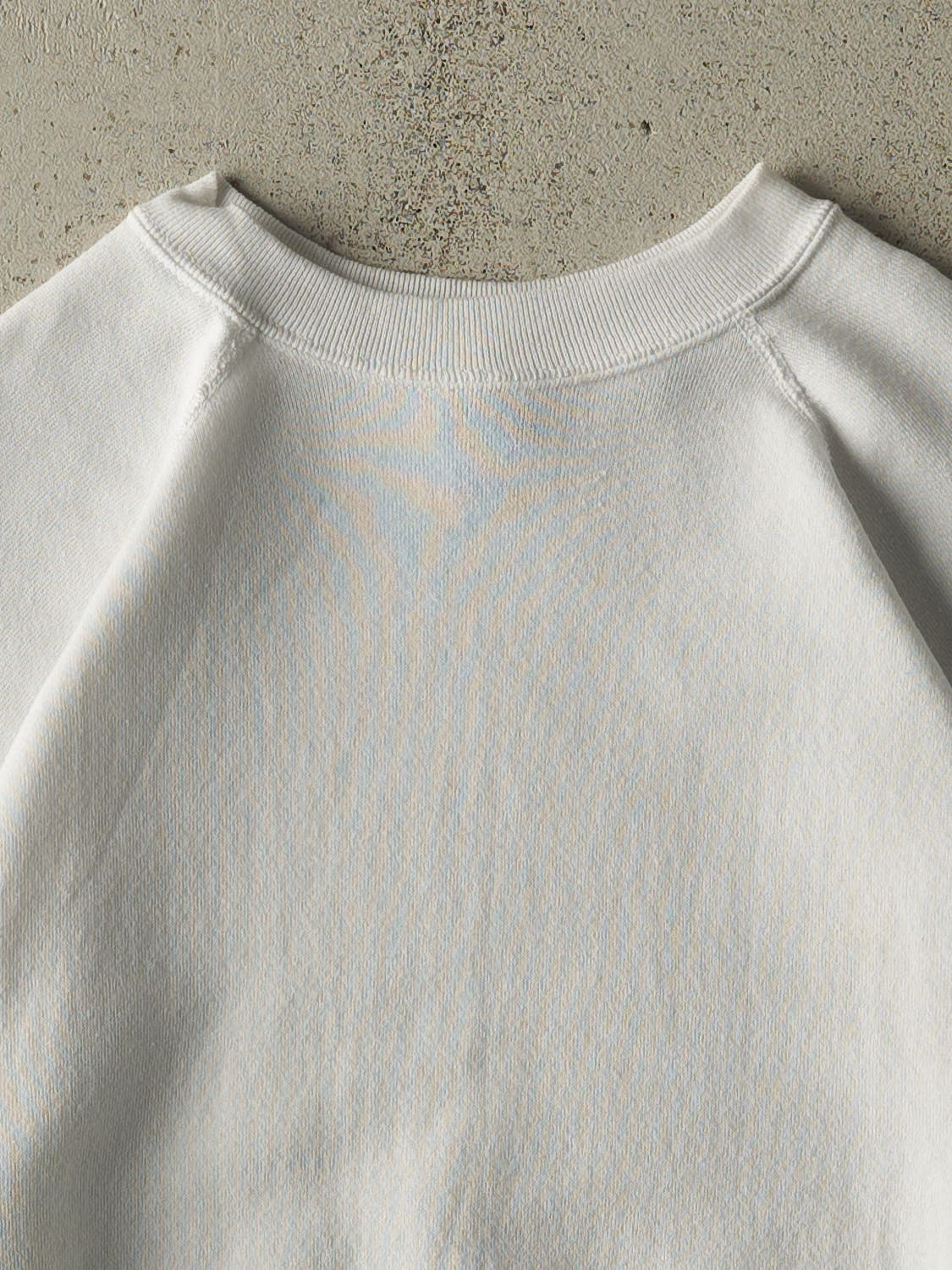 Vintage 80s White Blank Crewneck (L/XL)