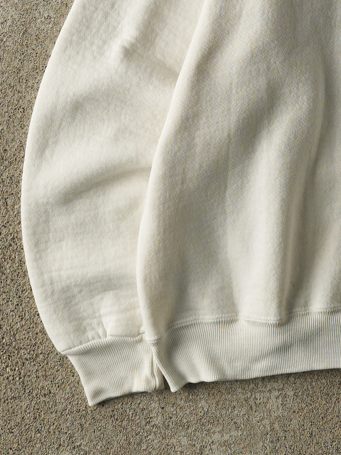 Vintage 80s White Russell Athletic Blank Crewneck (M)