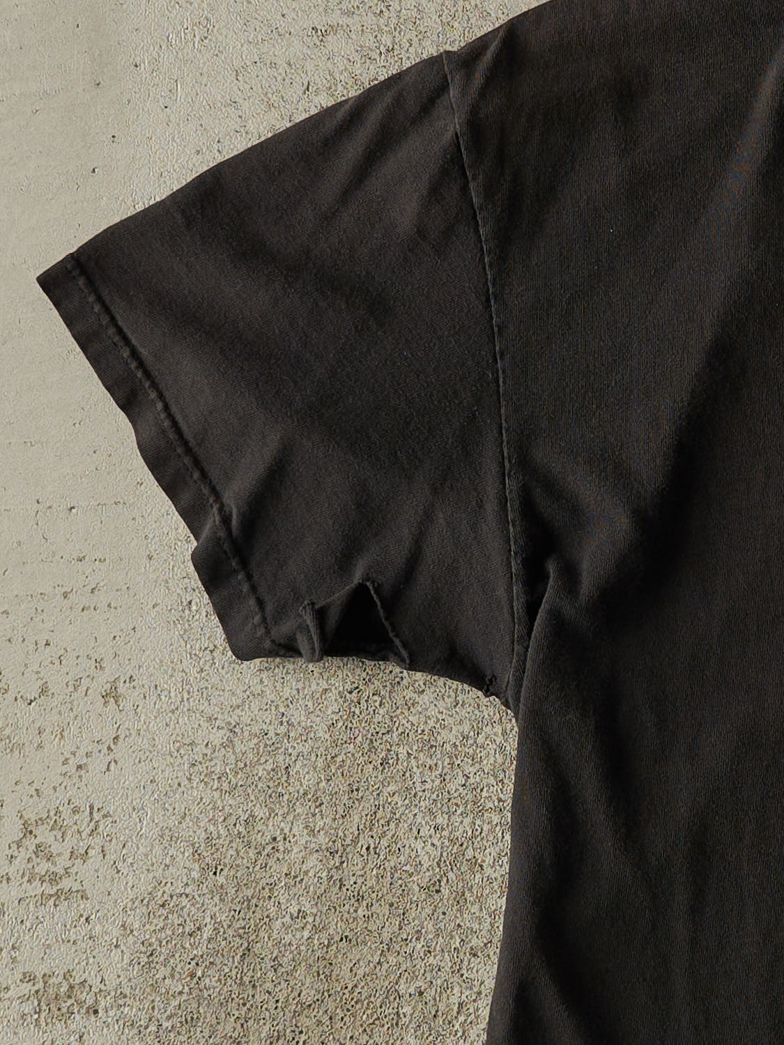 Vintage Y2K Black "Temptation" Slogan Tee (L)
