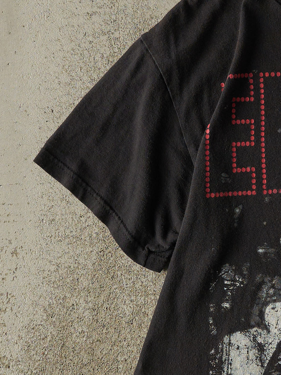 Vintage Y2K Black Elvis Tee (S/M)