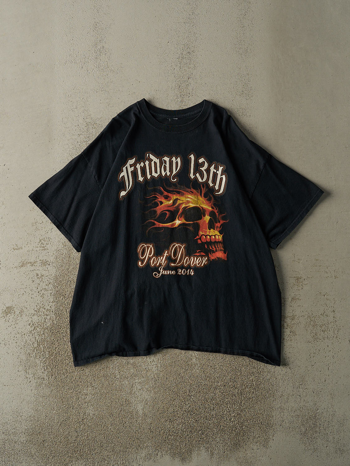 Vintage 14' Black Friday the 13th Port Dover Bike Rally Tee (XL)