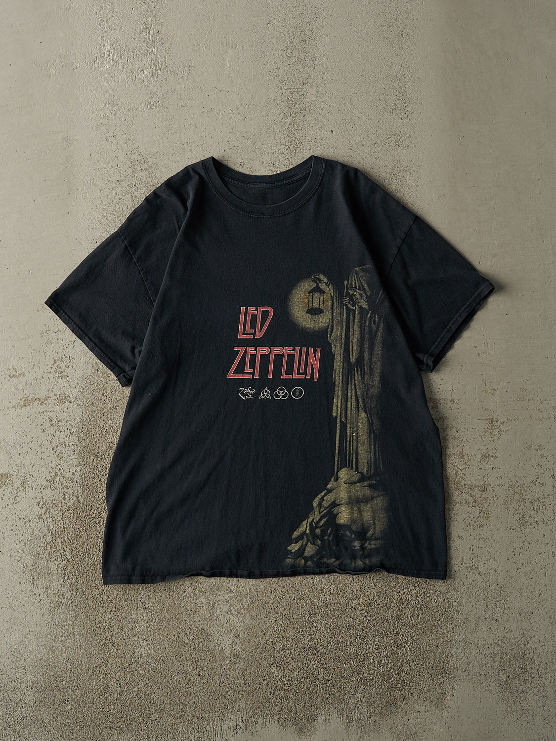 Vintage 12' Black Led Zeppelin Tee (L)