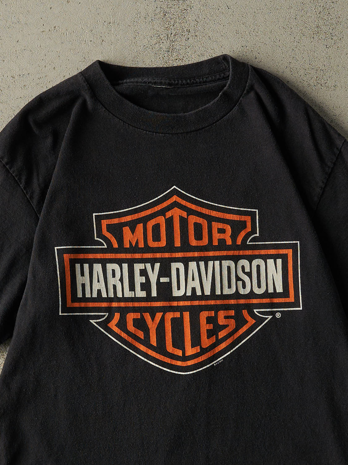 15' Black Harley Davidson Wisconsin Tee (S/M)