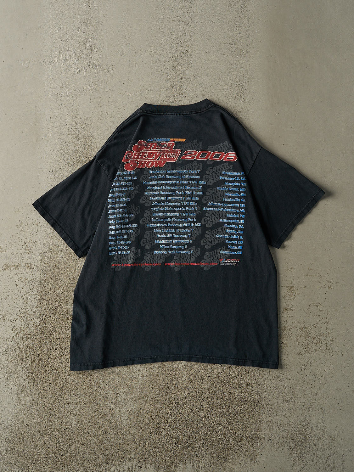 Vintage 06' Faded Black Super Chevy Show Tee (L/XL)