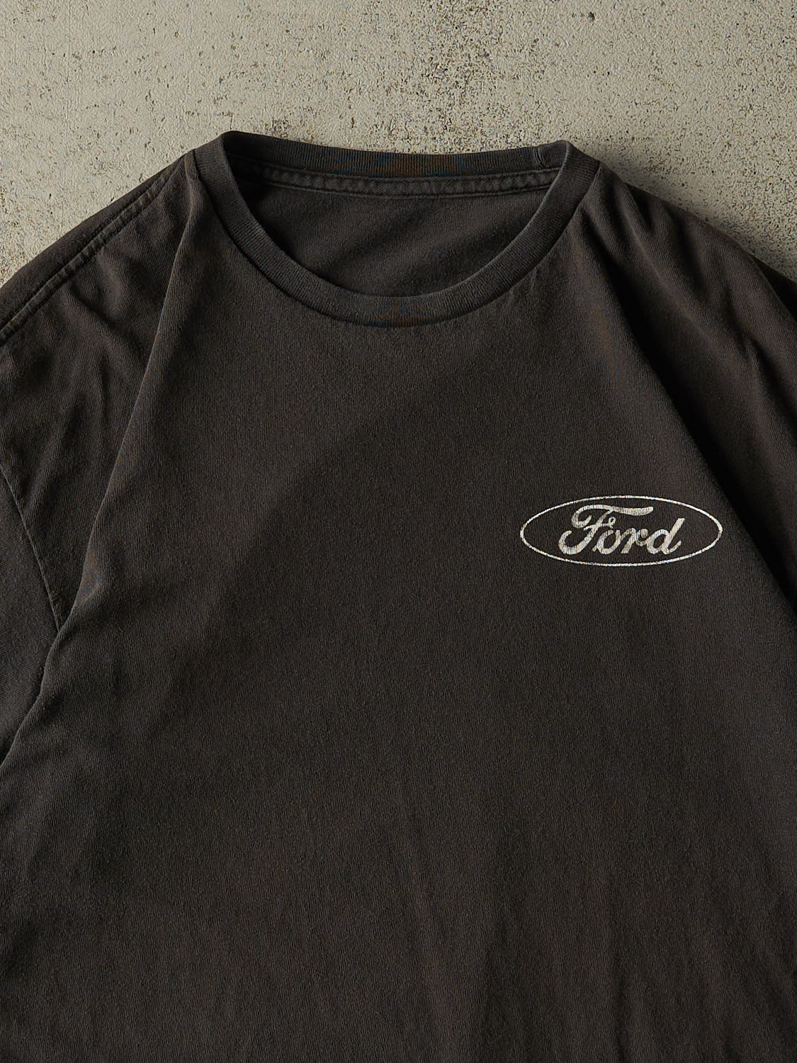 Vintage Y2K Faded Black Ford Tee (M/L)