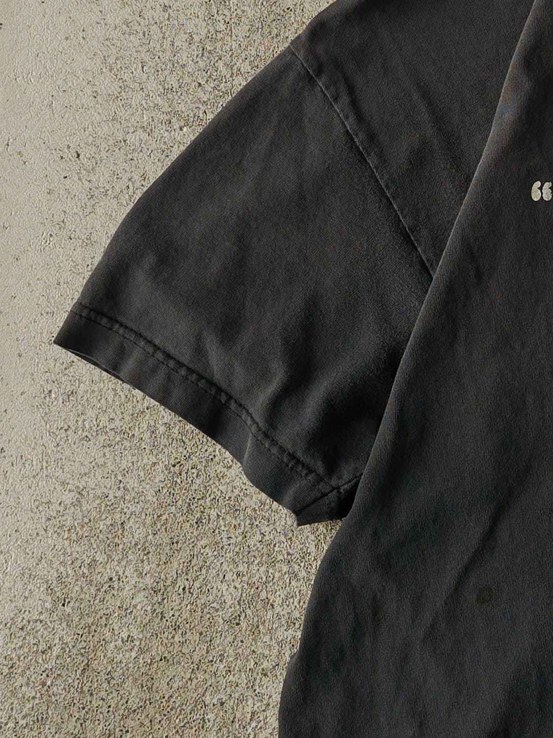 Vintage 90s Sun Faded Black "Hey, Watch This!" Slogan Tee (XS/S)