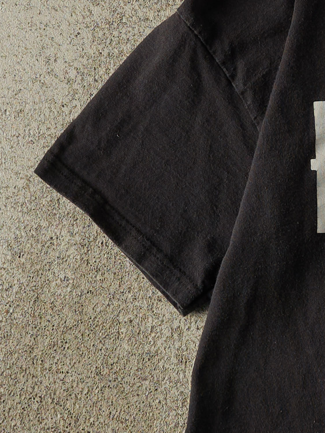 Vintage Y2K Black "Really?" Slogan Tee (XS)