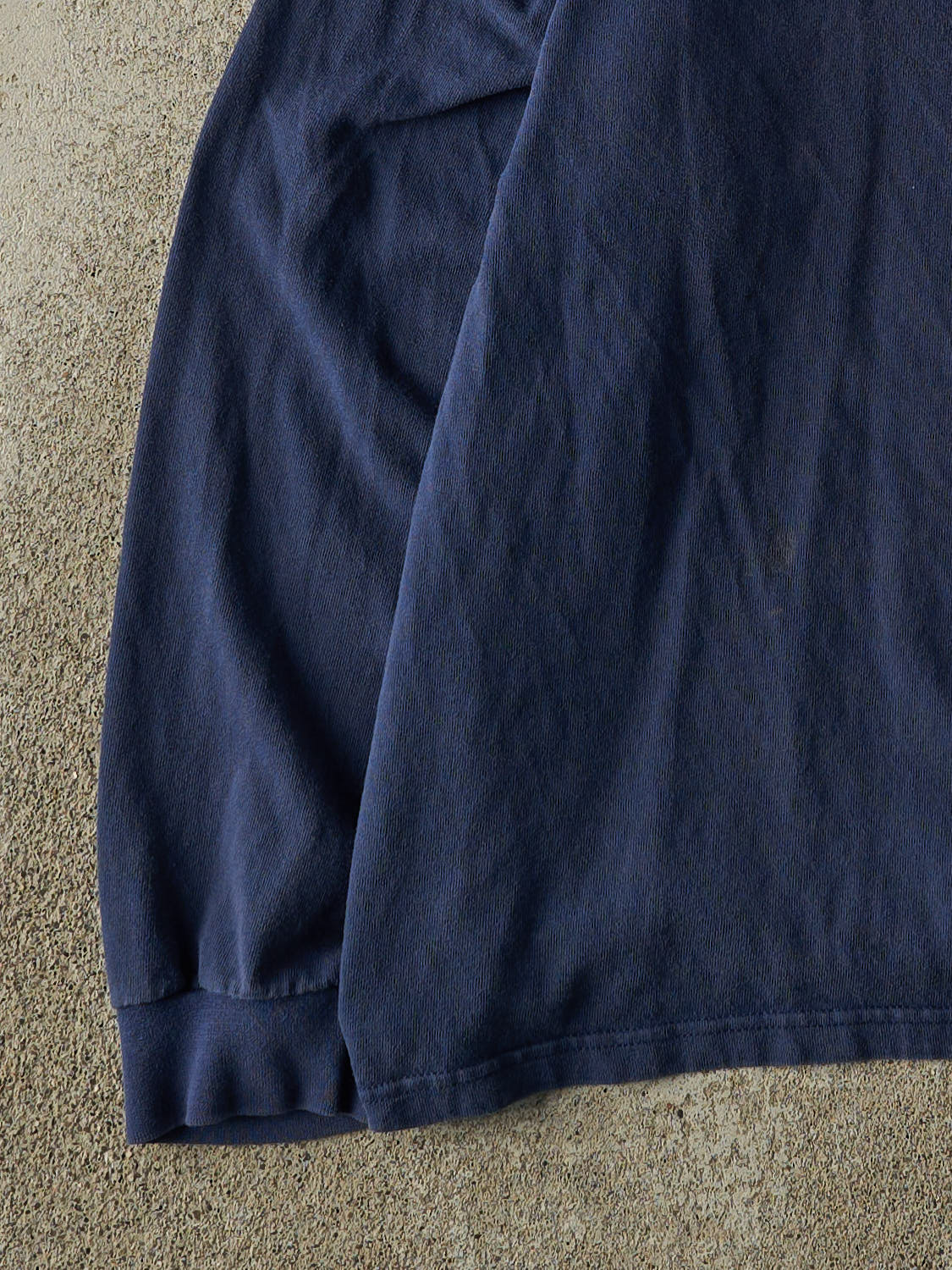 Vintage 90s Navy Blue Nike Embroidered Mock Neck Long Sleeve (S/M)