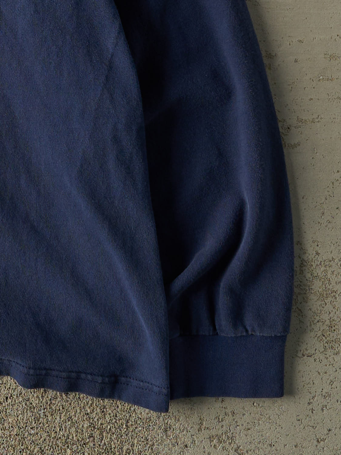 Vintage 90s Navy Blue Nike Embroidered Mock Neck Long Sleeve (S/M)