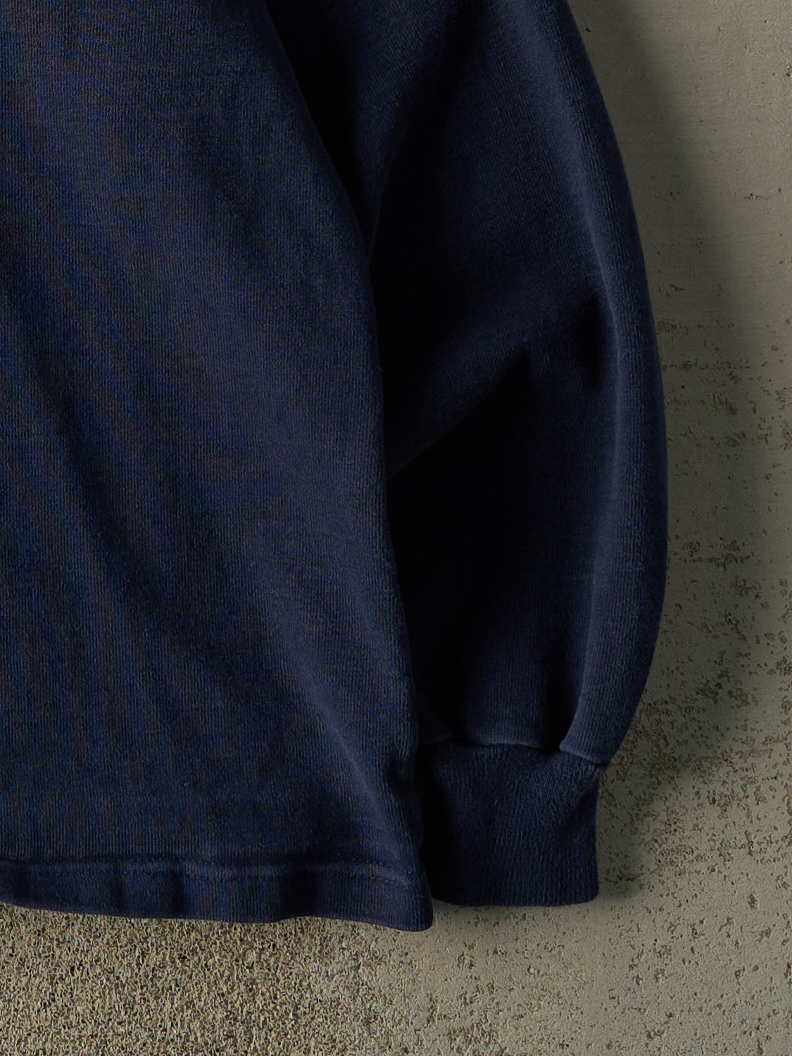 Vintage 90s Navy Blue Middlebury Embroidered Rugby Shirt (L/XL)