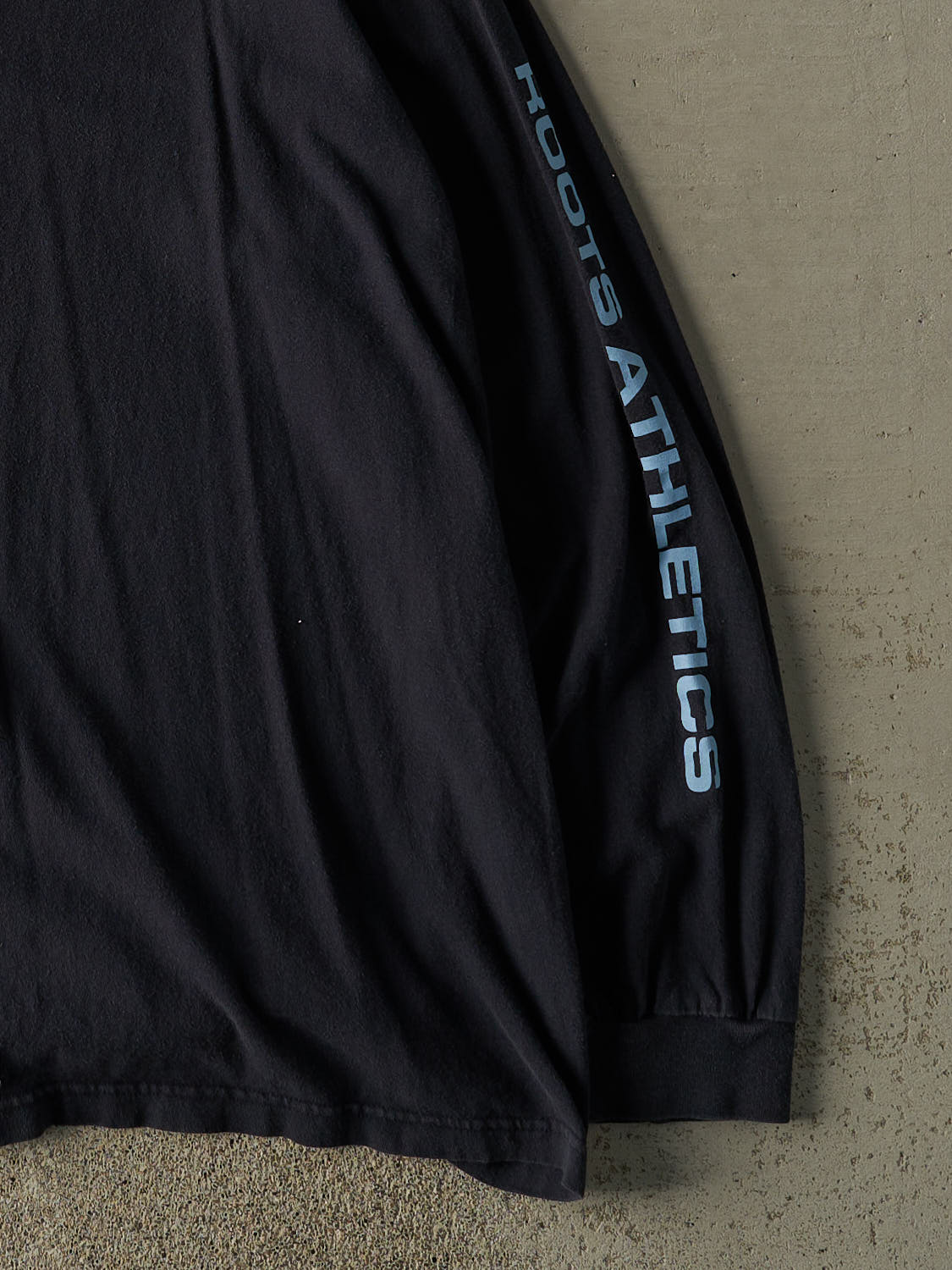 Vintage Y2K Navy Blue Roots Long Sleeve (XXL)