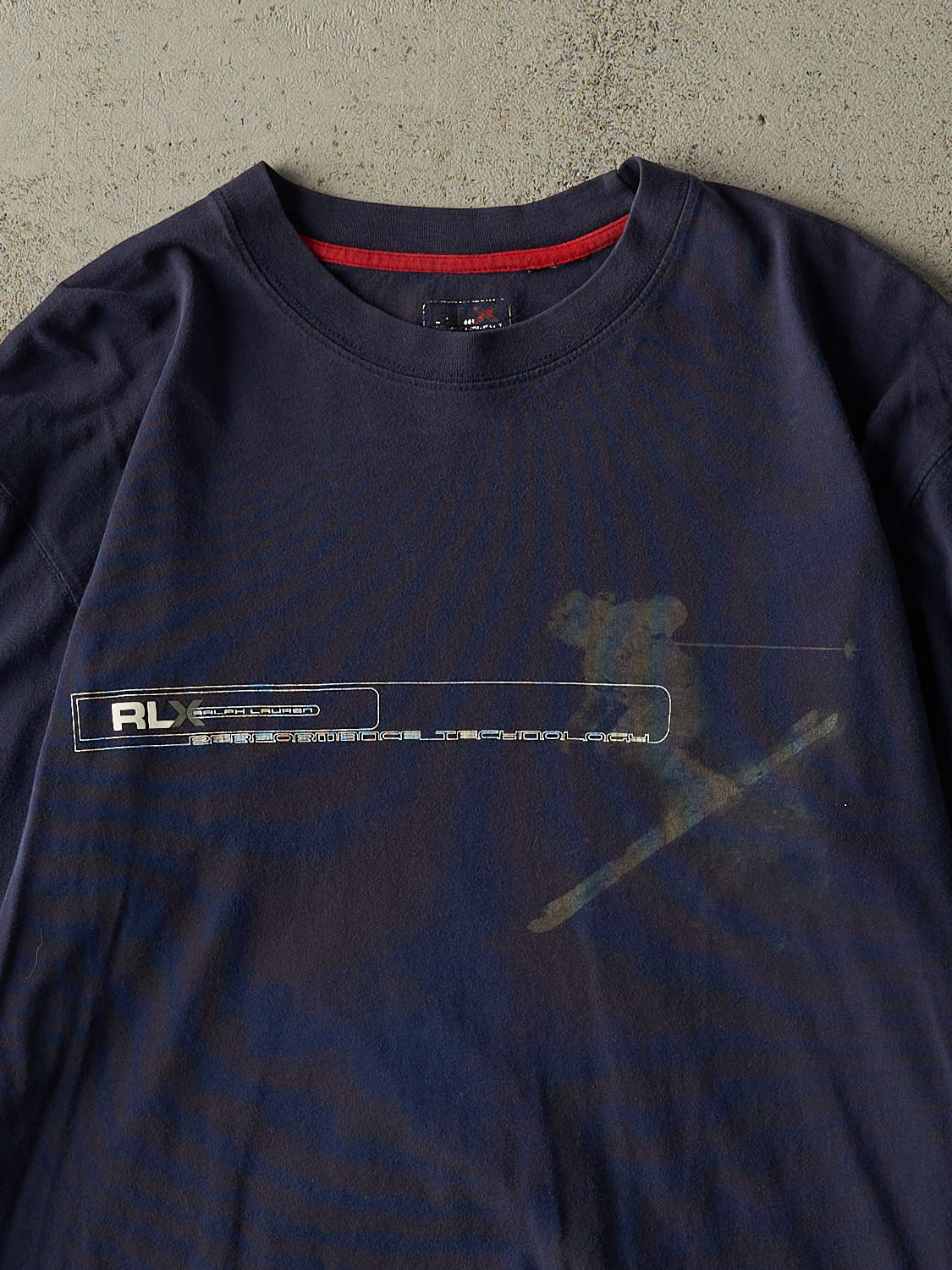 Vintage Y2K Navy Blue Polo Ralph Lauren Long Sleeve (M)