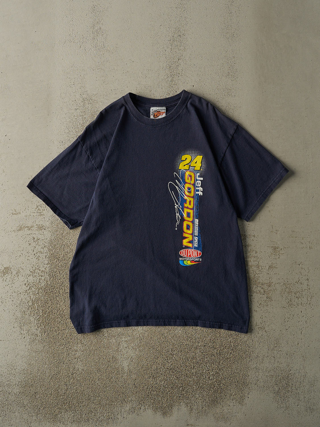 Vintage 06' Navy Blue Jeff Gordon Nascar Racing Tee (L/XL)