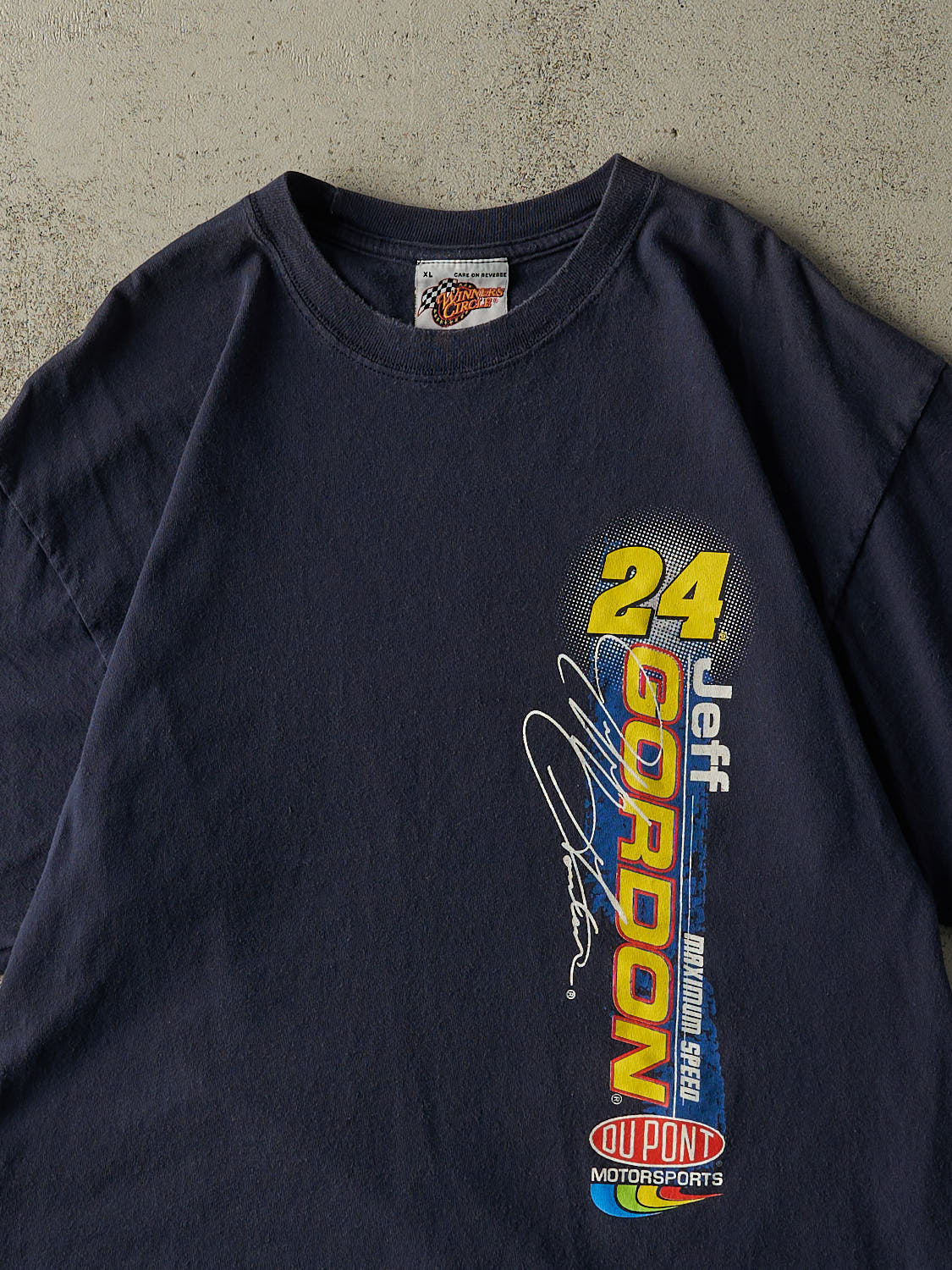 Vintage 06' Navy Blue Jeff Gordon Nascar Racing Tee (L/XL)