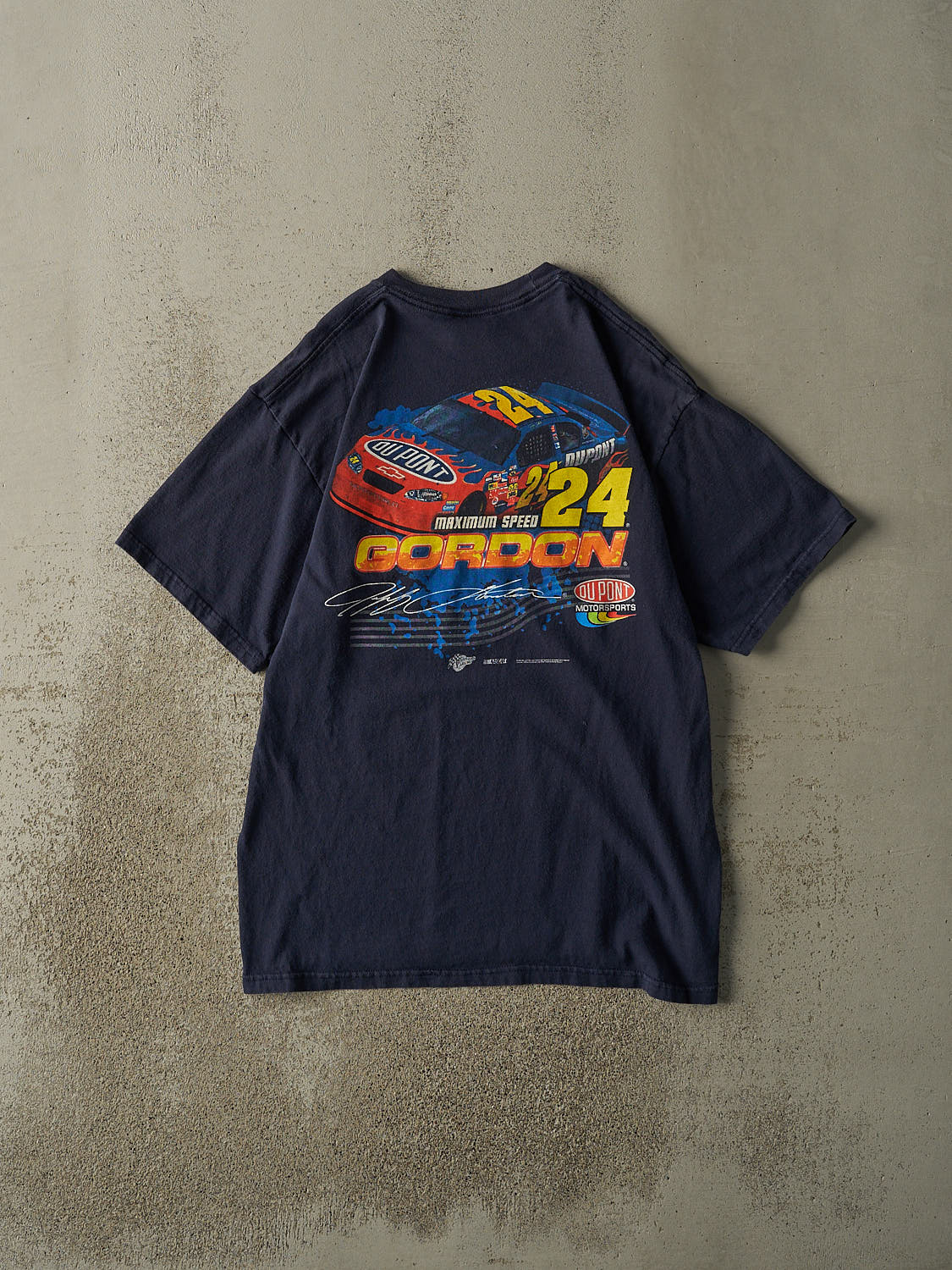Vintage 06' Navy Blue Jeff Gordon Nascar Racing Tee (L/XL)