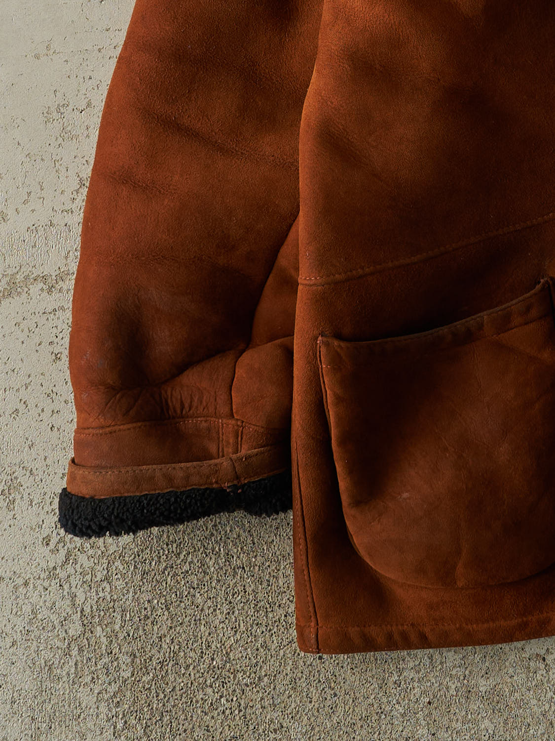 Vintage 80s Brown Holt Renfrew Shearling Jacket (L/XL)