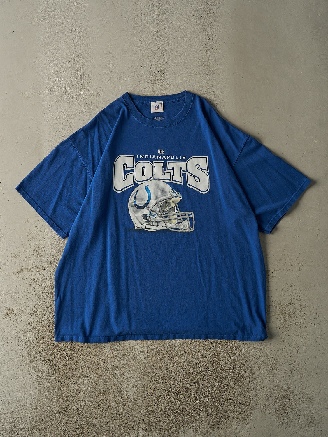 Vintage Y2K Blue Indianapolis Colts Tee (XXL/XXXL)