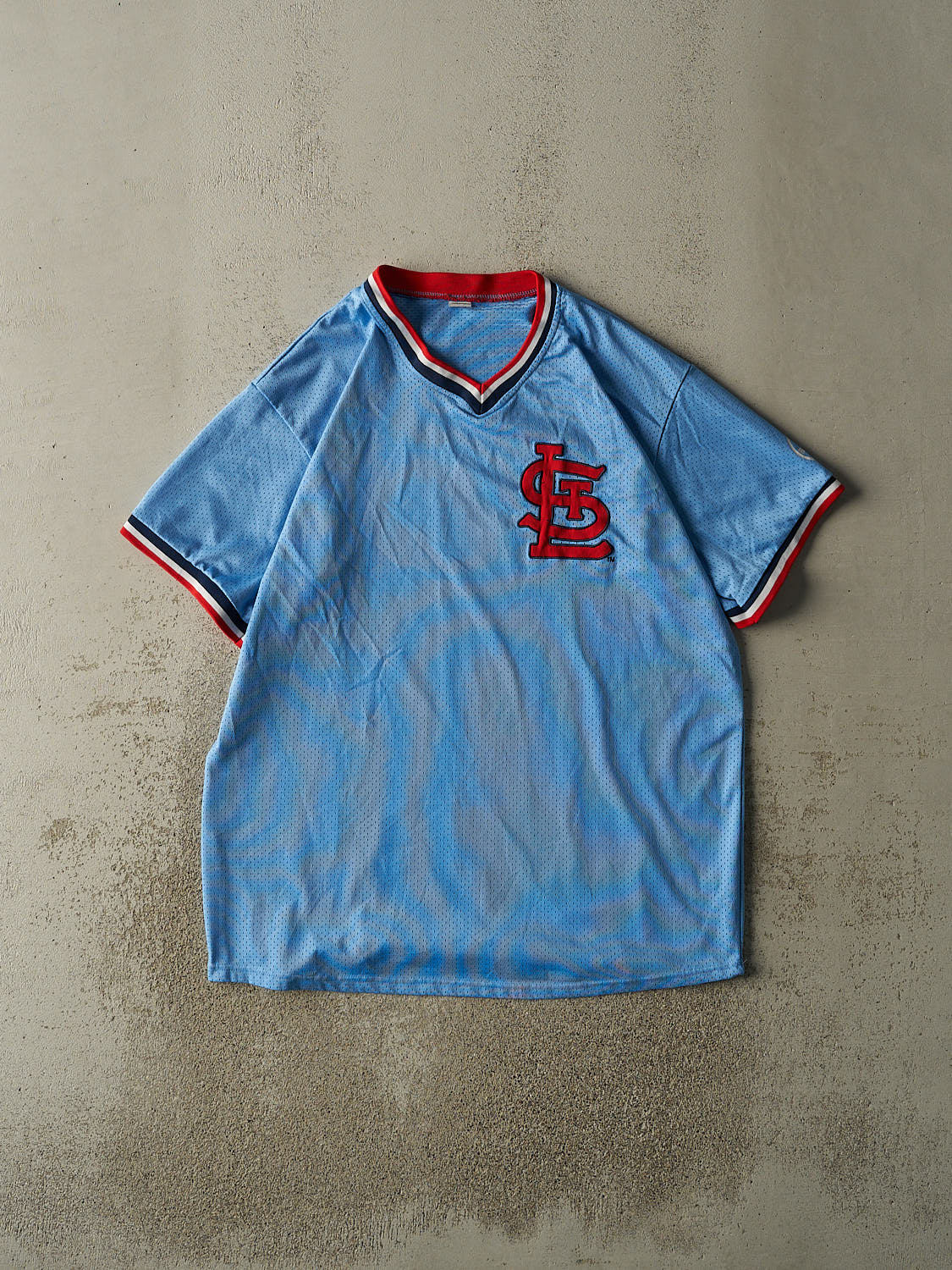 Vintage Y2K Baby Blue St. Louis Cardinals Baseball Jersey (XL/XXL)