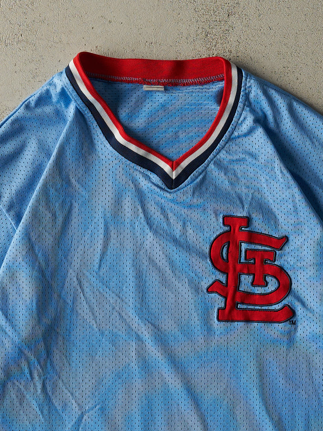 Vintage Y2K Baby Blue St. Louis Cardinals Baseball Jersey (XL/XXL)