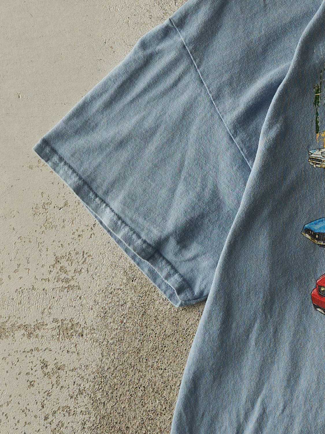 Vintage Y2K Slate Blue Ford Field of Dreams Tee (L)