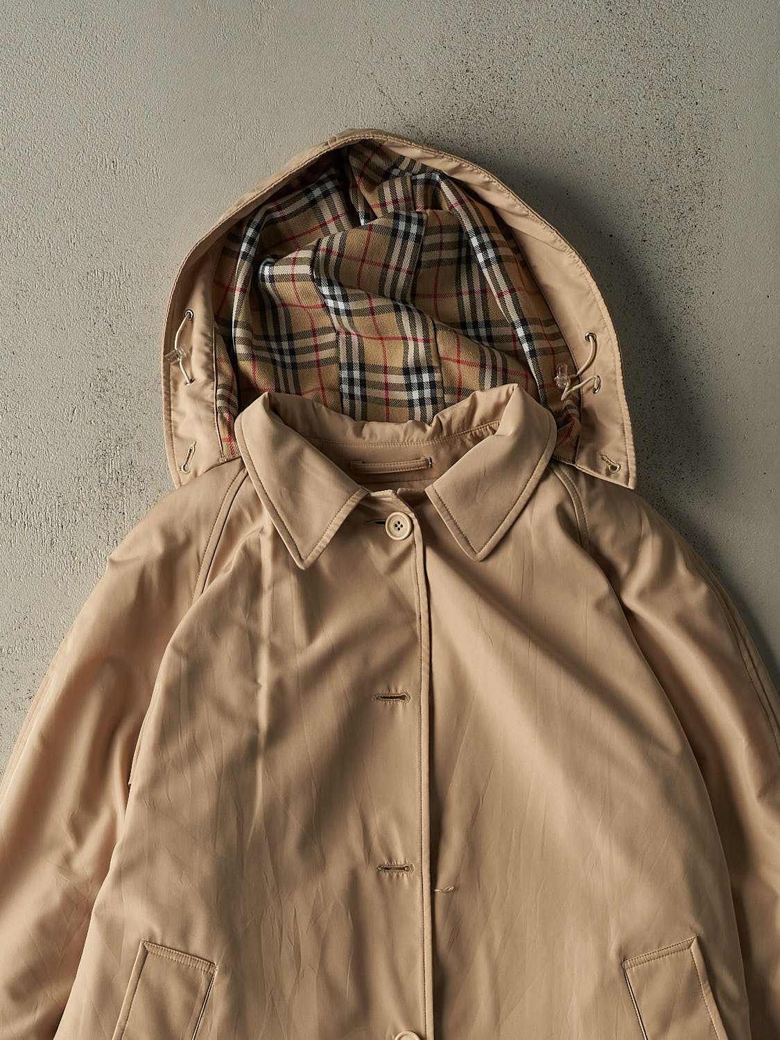 Vintage 90s Beige Burberry Trench Coat (M/L)