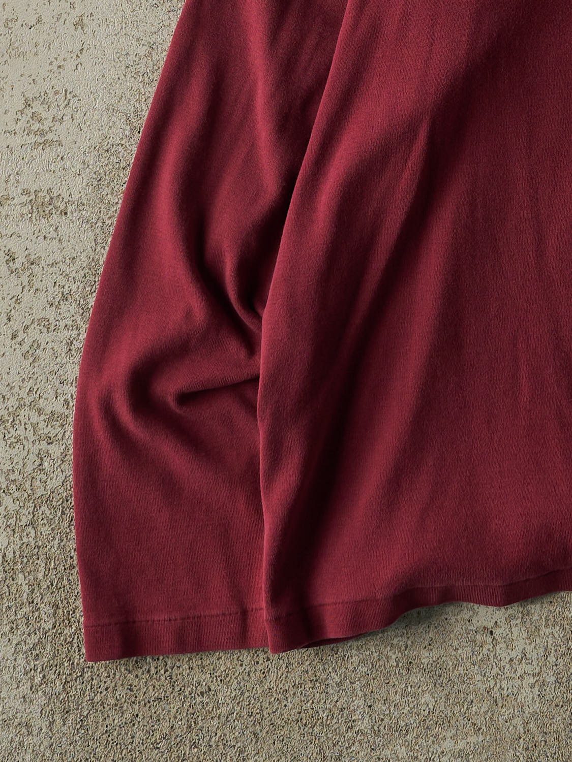 Vintage 90s Burgundy Polo by Ralph Lauren Long Sleeve (XL/XXL)